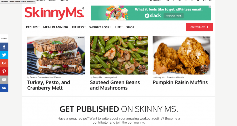 Skinny Ms. Website